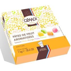 Pâtes de fruits assorties part lot de 3