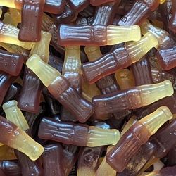 Bouteilles de cola lisses 100g