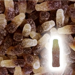 Bouteilles de cola sucrées 100g