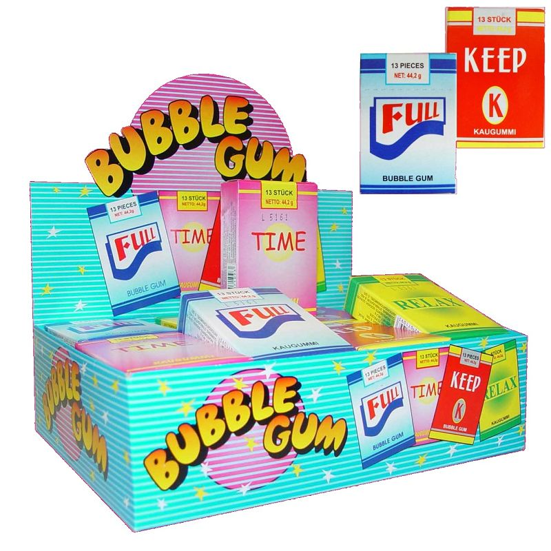 Sticks chewing gum boites de 13