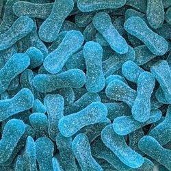 Langues Bleues goût FRAMBOISE sucrées 100g